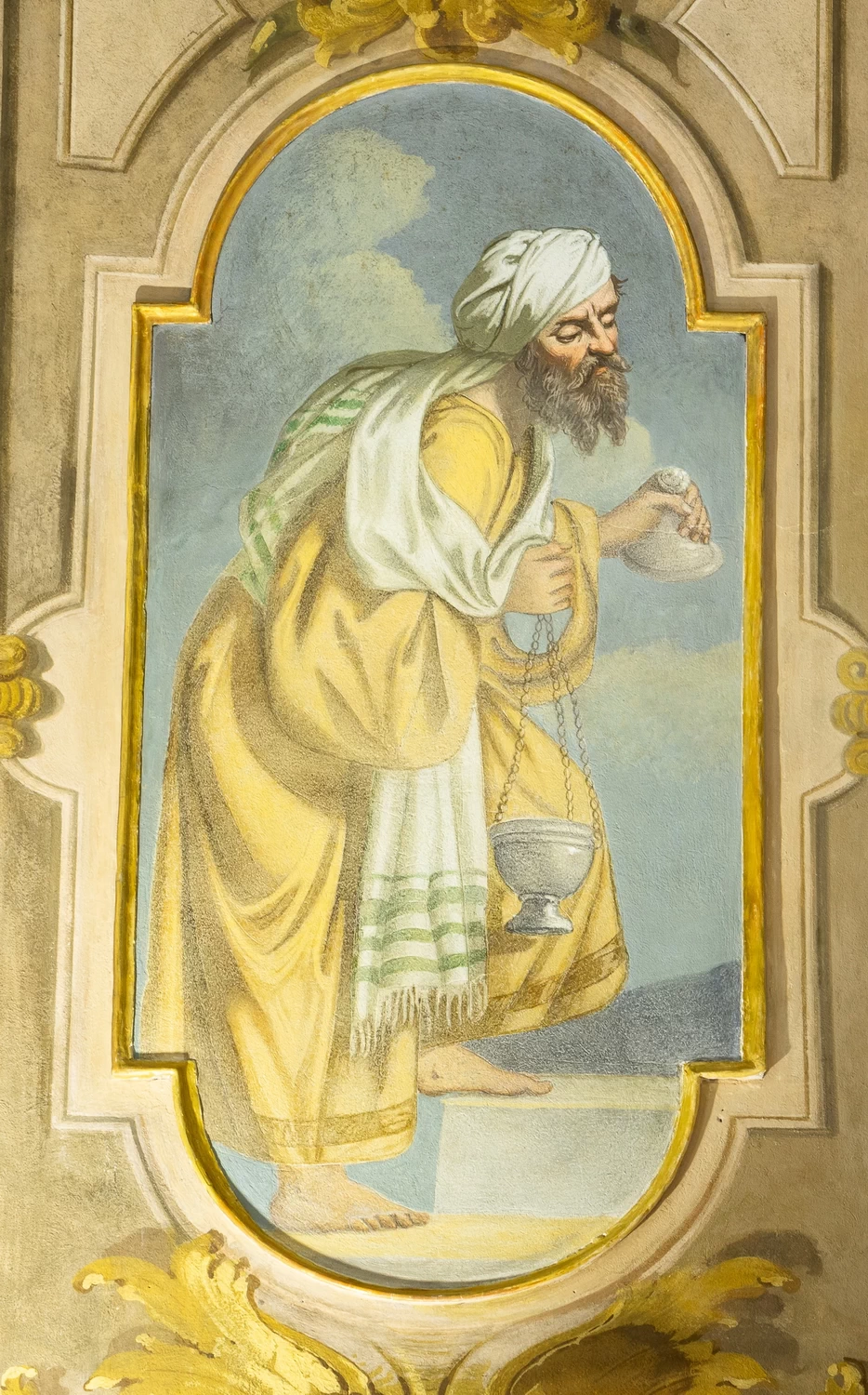 Elia - 1881 ca. ca., affresco, chiesa di San Zenone, Passirano (BS)